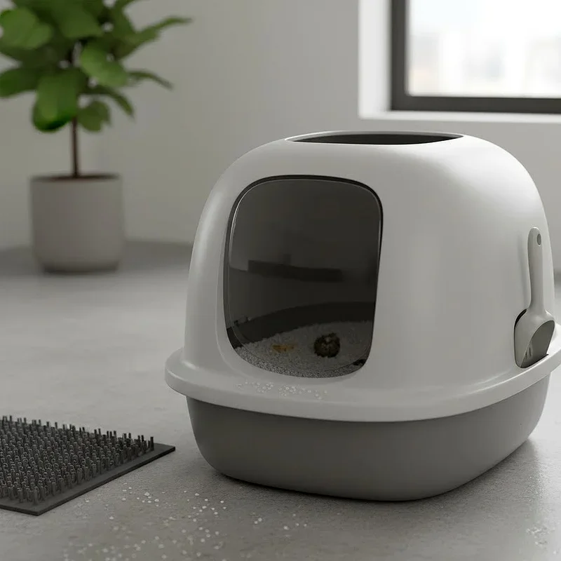 Cat Litter Station Ideas for Privacy Ventilation and Easy Cleaning